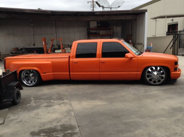 1997 Chevy Bagged Crew Cab Dually Show Truck Candy Paint