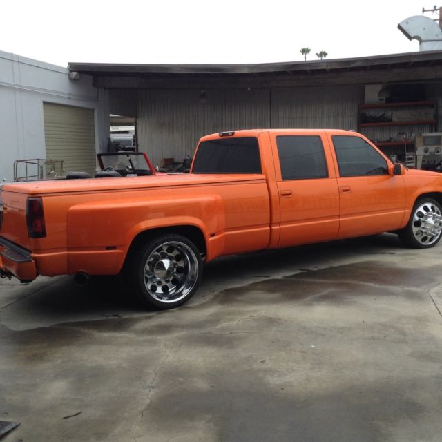 1997 Chevy Bagged Crew Cab Dually Show Truck Candy Paint
