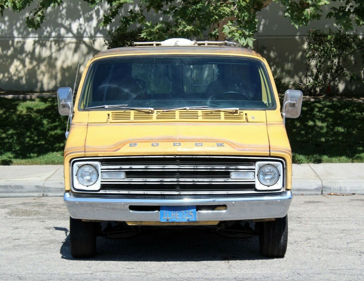 California Original 1977 Dodge Shorty Van 100 Rust Free 833 225 4227 Classic Dodge 