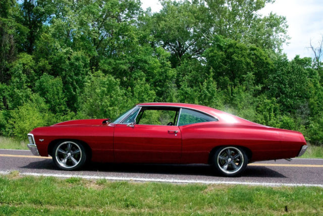 Candy Apple Red 1967 Chevy Impala Ss Classic Chevrolet