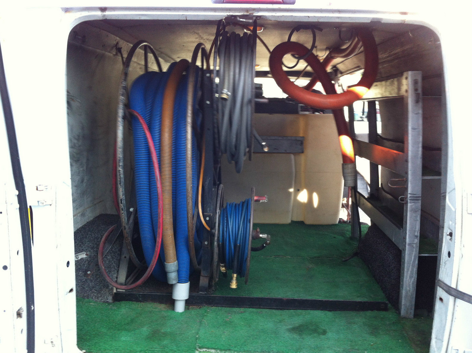 Carpet cleaning van with truckmount and tools Classic Dodge Ram Van