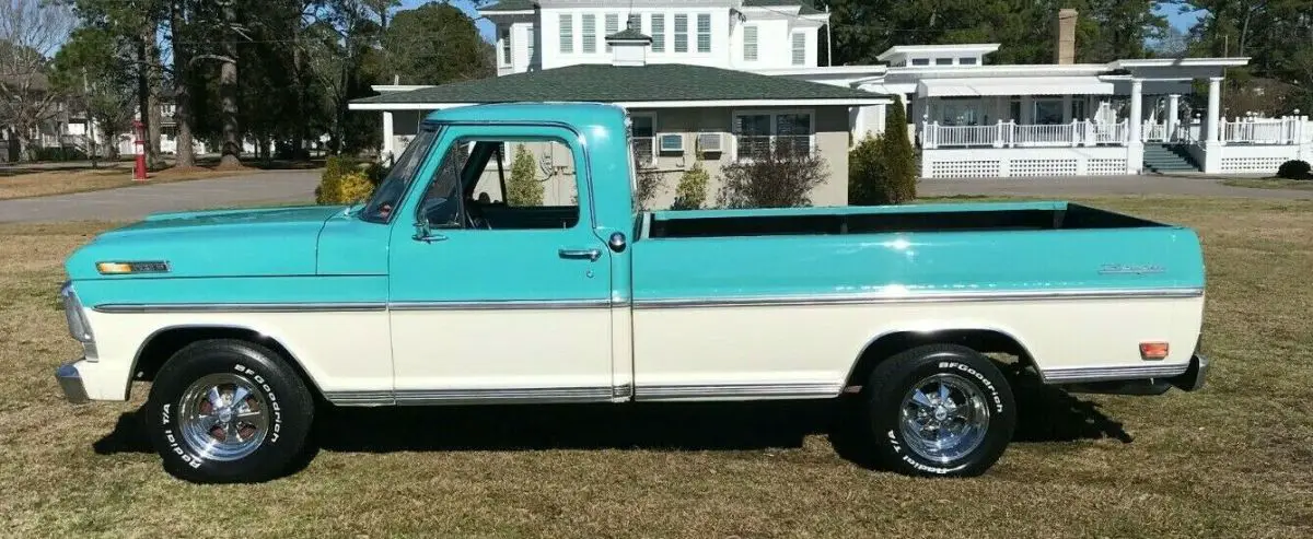 Classic 1969 Ford Ranger F 100 Custom Pickup Truck Classic Ford F 100