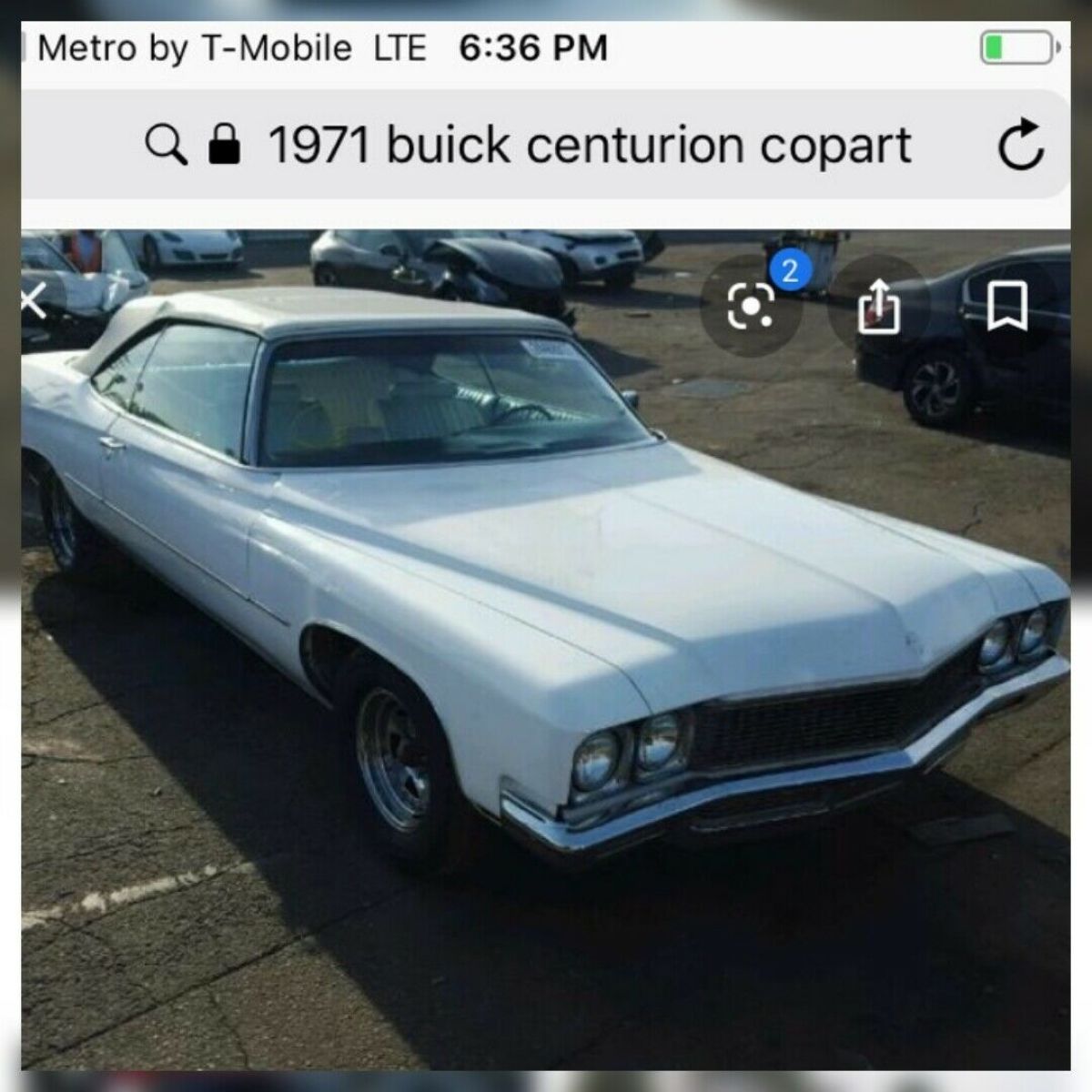 1971 buick centurion convertible
