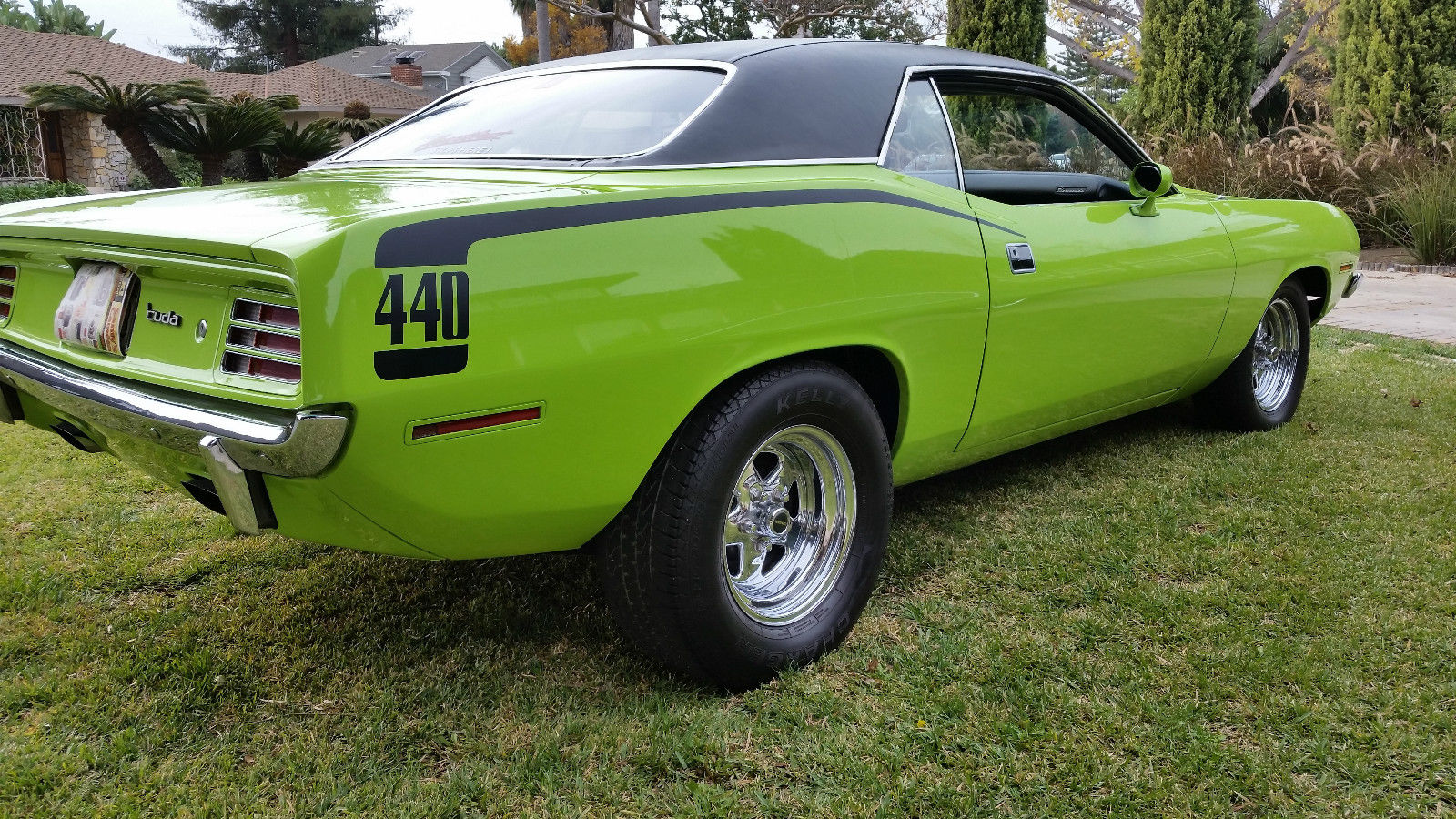 Cuda Green 1970 Dodge Barracuda Restored 440 6 Pack With Msd Variable Timing Classic Plymouth Barracuda 1970 For Sale