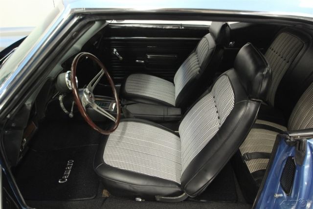 Marina Blue Deluxe Interior Houndstooth Chevrolet 1969 Z28 Tribute