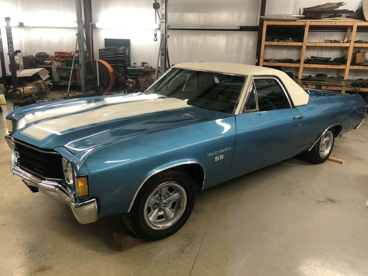 REAL - 1972 Chevrolet El Camino SS 402 big block 4 speed Posi Air How Much Is A 402 Big Block Worth