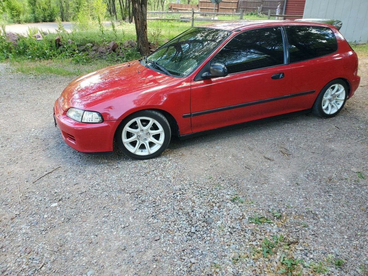 RED CIVIC DX HATCHBACK!! CLEAN!! Classic Honda Civic 1994 for sale