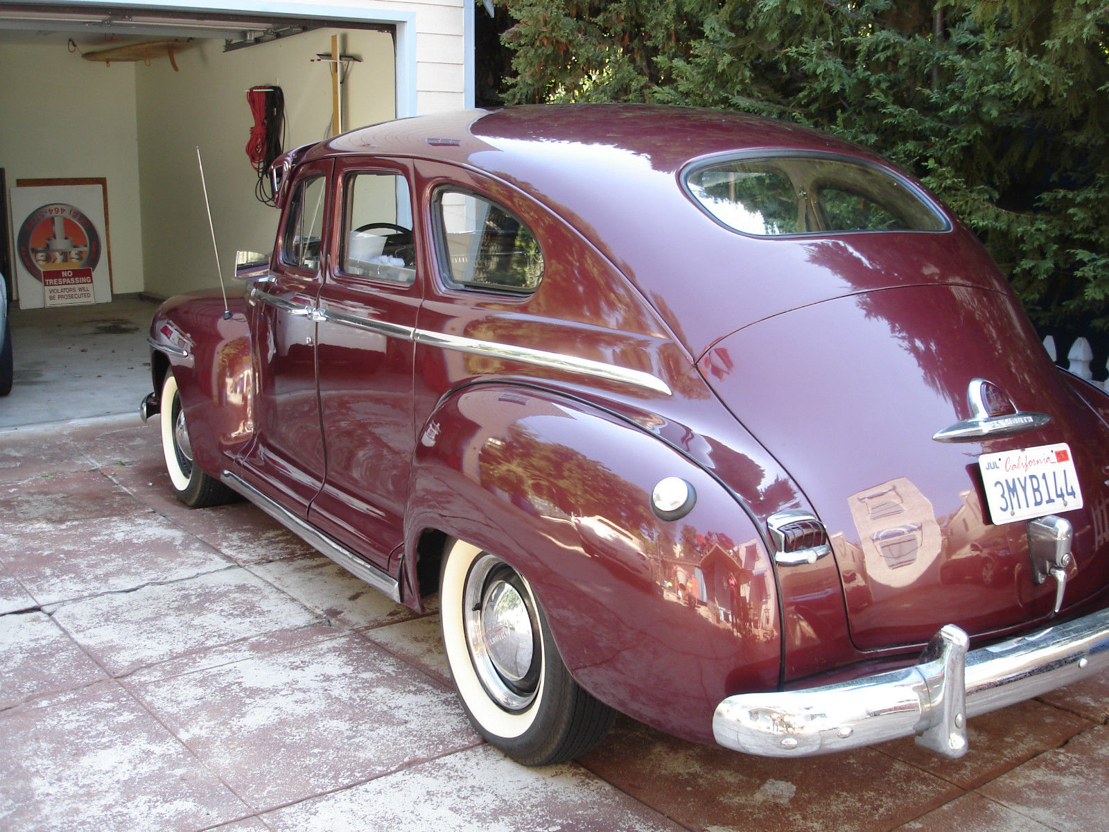 The car was used in the movie "Jersey Boys,"show stopper. 1948 Plymouth