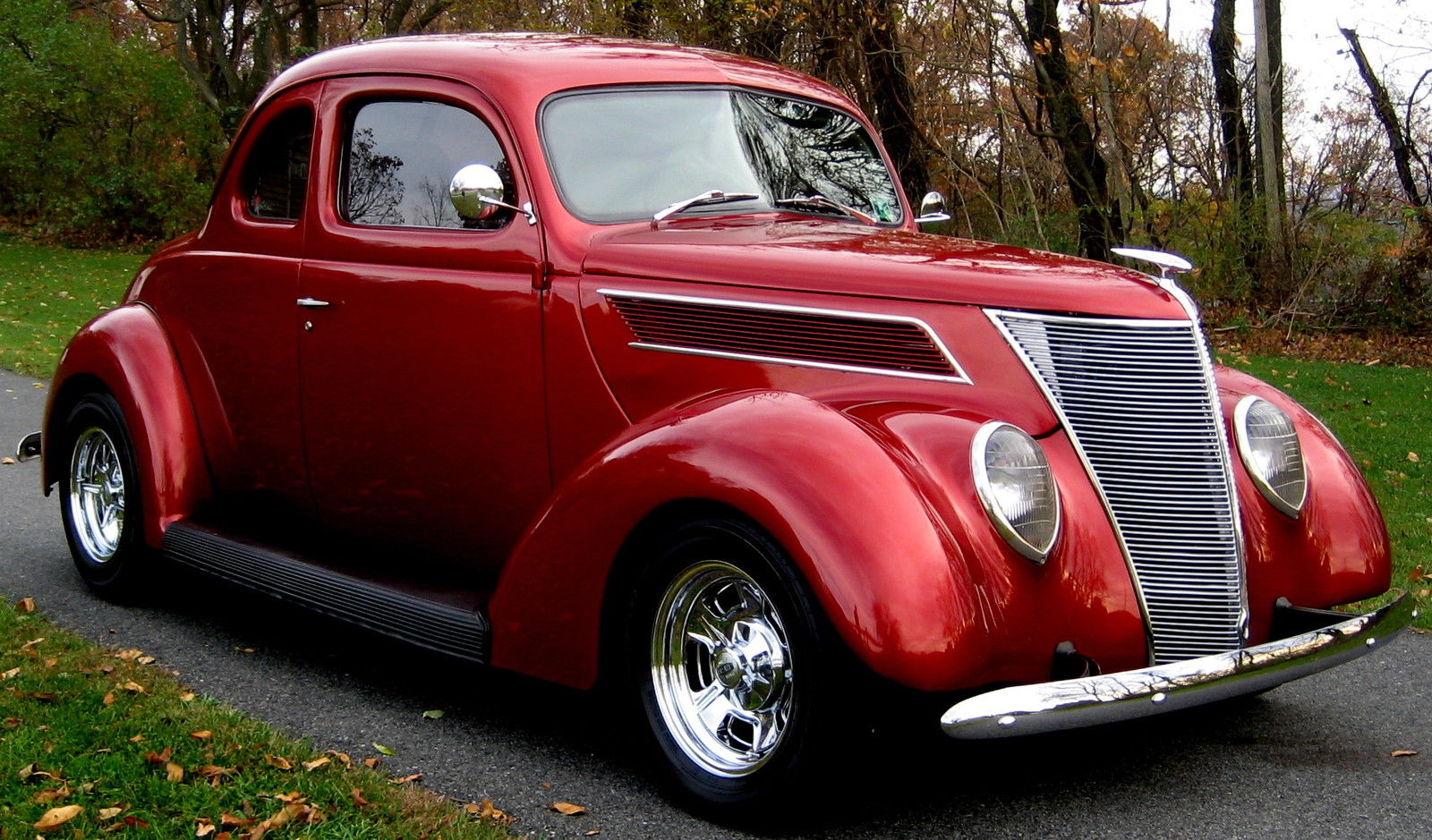 1937 Coupe,Frame-Off Resto,All Steel,Red Pearl/Tan,ZZ4,700R4,PS,AC ...