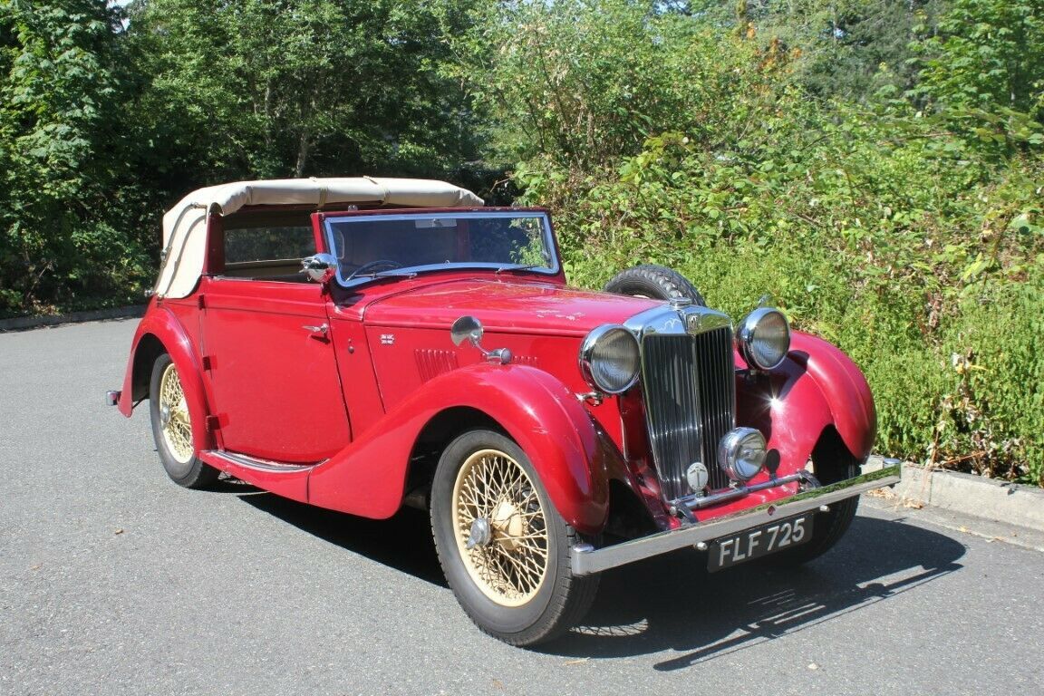 1939 MG VA Tickford Drophead Coupe, Long Termed Owned. Extremely Rare ...