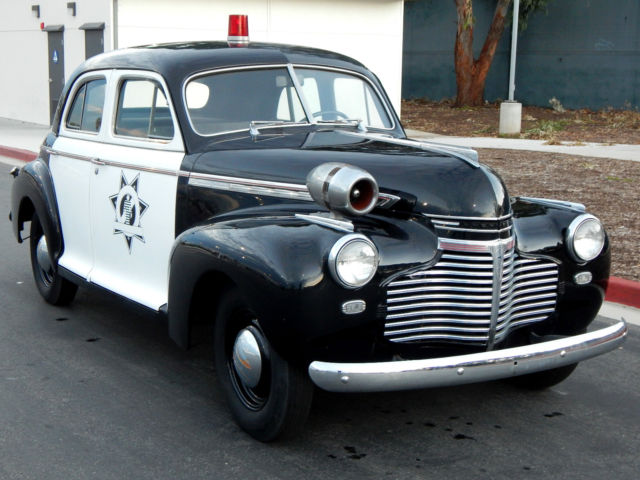 1941 Chevrolet Special Deluxe Police Squad Car / Sedan **NO RESERVE ...