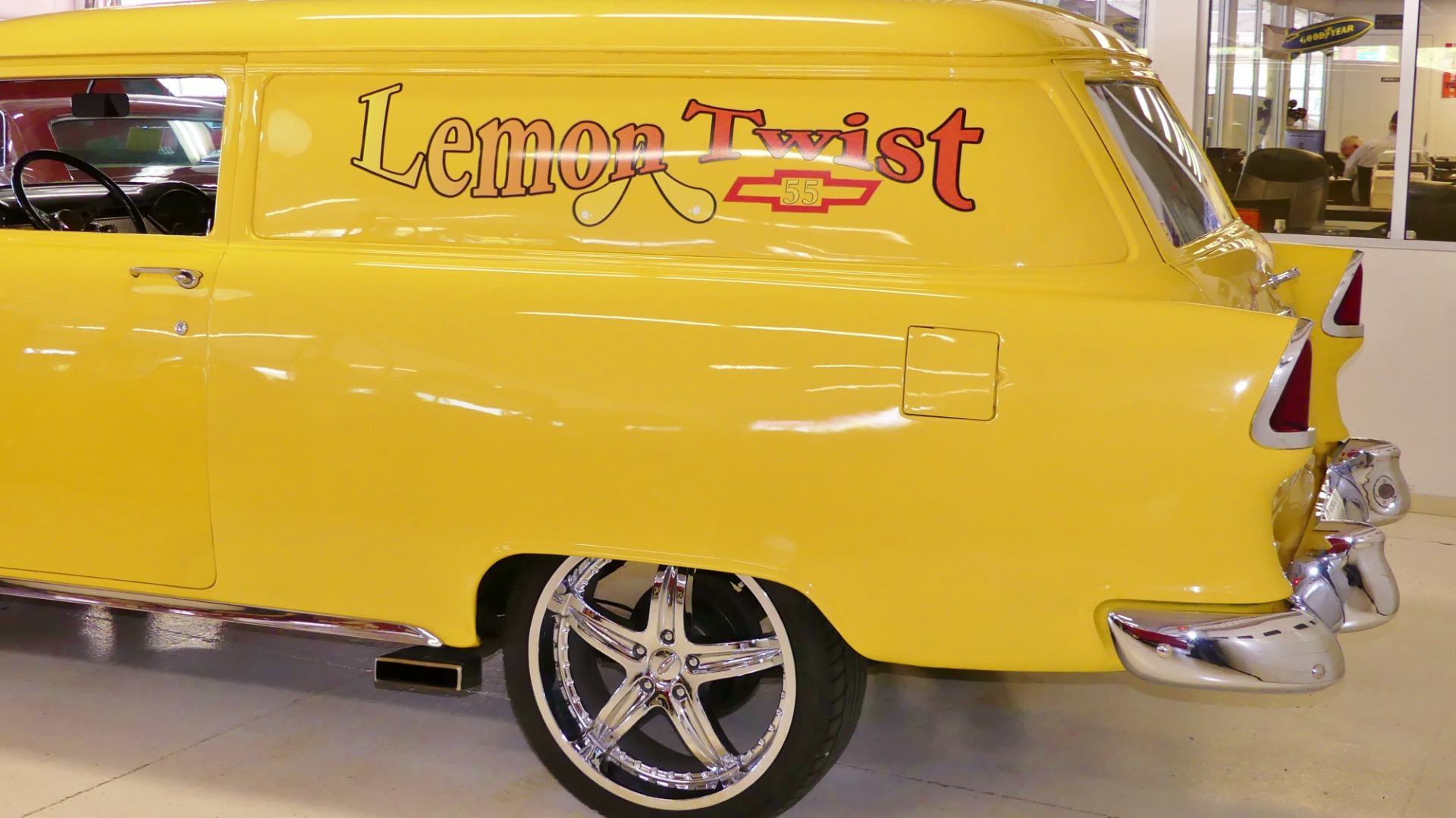 1955 Chevrolet Sedan Delivery 1395 Miles Yellow Wagon 350 Automatic ...
