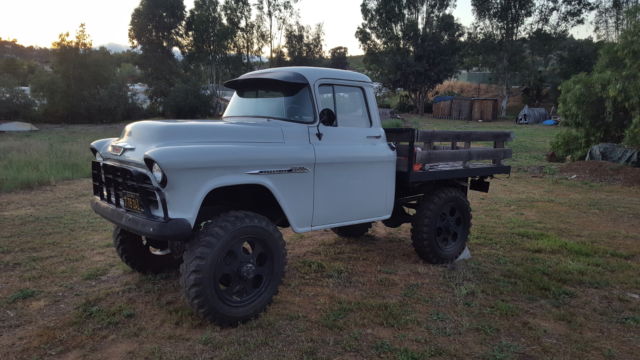 1955 Chevy Apache Stake bed 4x4 - Classic Chevrolet 3500 Apache 1955 ...