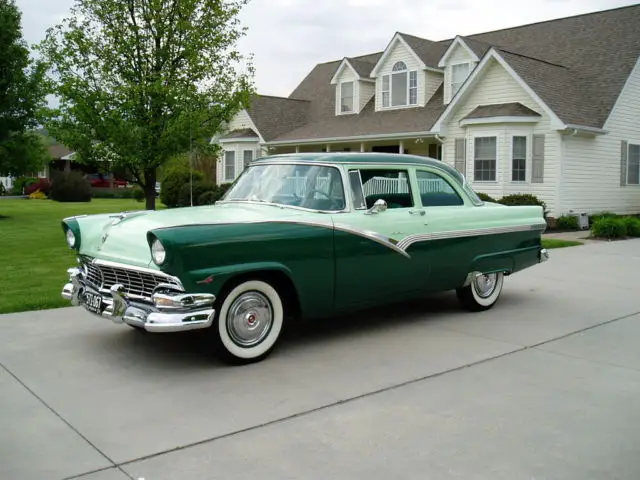 1956 FORD FAIRLANE CLUB SEDAN. DROP DEAD GORGEOUS. V8, AUTO, RESTORED ...