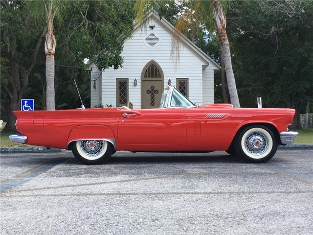 1957 Ford Thunderbird Convertible LOADED Restored PS PB AC Show Car ...