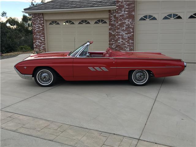 1963 Ford Thunderbird Sports Rdstr Upgrades 4800 Miles Rangoon Red 390