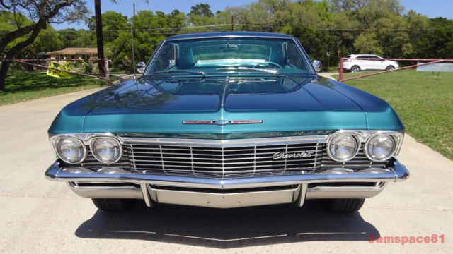 1965 Chevrolet Impala Tahitian Turquoise Sport Coupe - Warranty Book ...