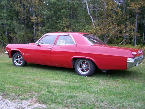 1965 chevy impala runs great new tires hot red classic numbers matching motor