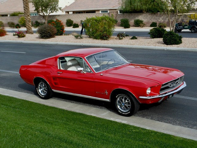 1967 FORD MUSTANG FASTBACK A CODE FACTORY RED CALIFORNIA ...