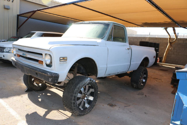 1968 CHEVROLET C10 PICKUP,4 WHEEL DRIVE,SHORT BED,PROJECT TRUCK ...