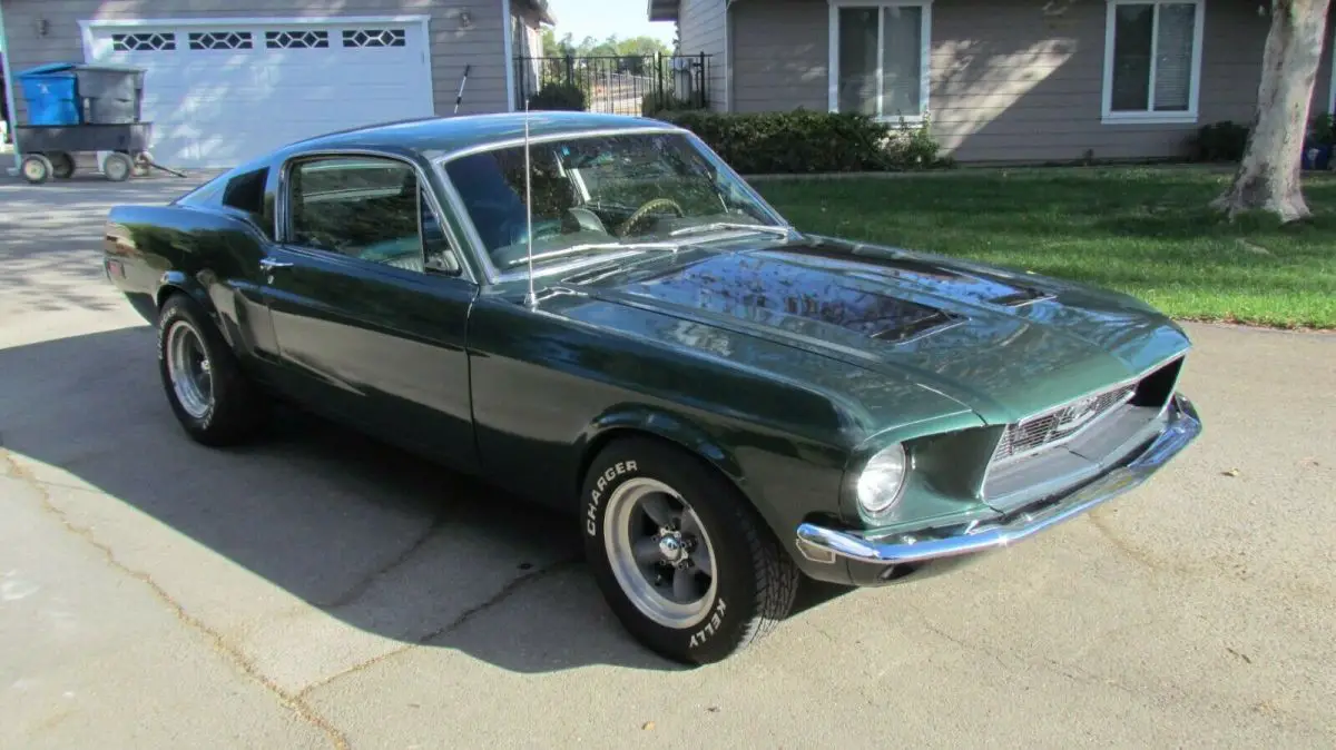 1968 Mustang Fastback Bullitt Factory GT 390 4 Speed FREE SHIPPING W ...