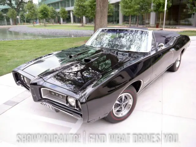 1968 Pontiac Gto Ram Air Convertible 4spd Factory 433 Rear Triple