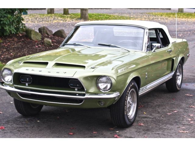 1968 Shelby GT350 Convertible - Authentic + Registry Listed - Classic ...