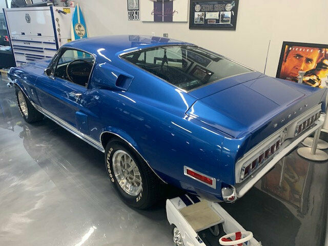 1968 SHELBY GT500 FASTBACK 428 ACAPULCO BLUE 88000 ACTUAL MILES MUST ...