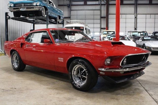 1969 Ford Mustang Boss 429 47709 Miles Red Coupe 429cid V8 Manual ...
