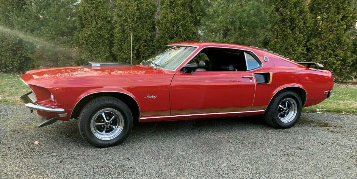 1969 Ford Mustang Fastback 302 auto. Red / Black Looks, Runs & Drives ...
