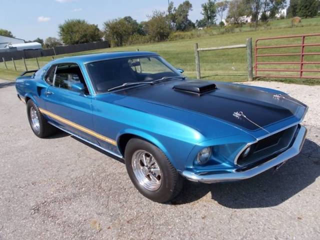 1969 Ford MUSTANG FASTBACK, MACH PARTS, SHAKER, Built 351 C, 5-Sp ...