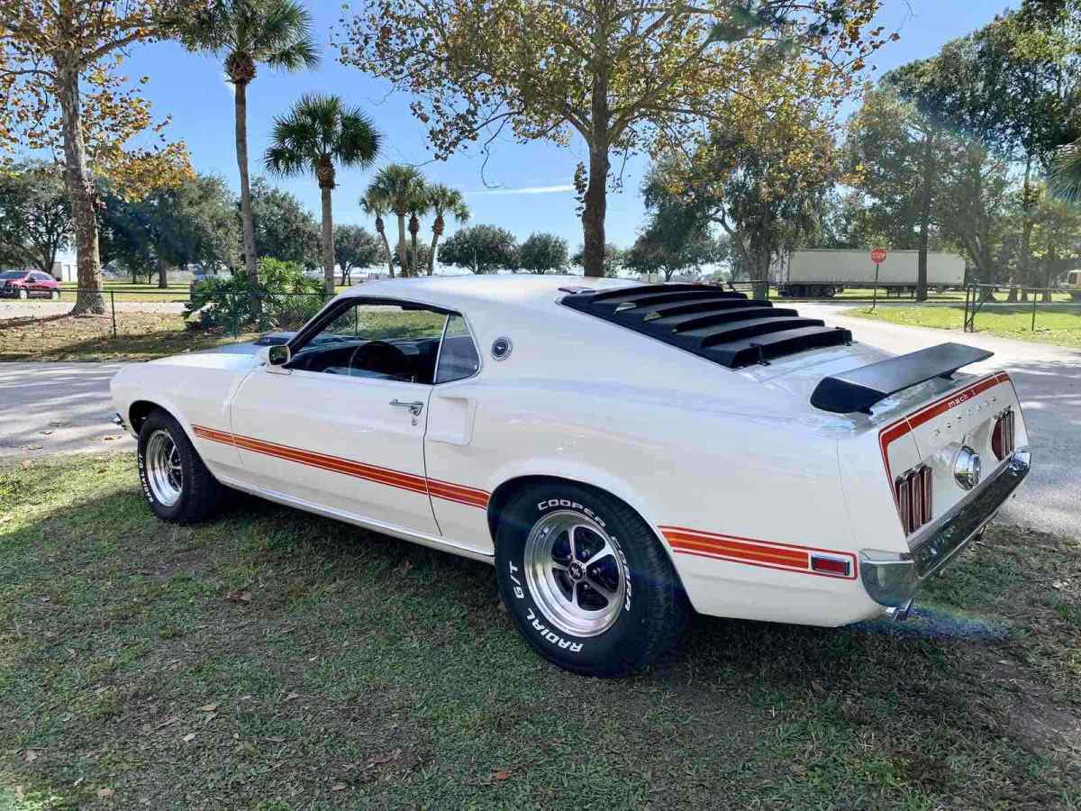 1969 Ford Mustang Mach 1 351 Sportscar White RWD Automatic - Classic ...