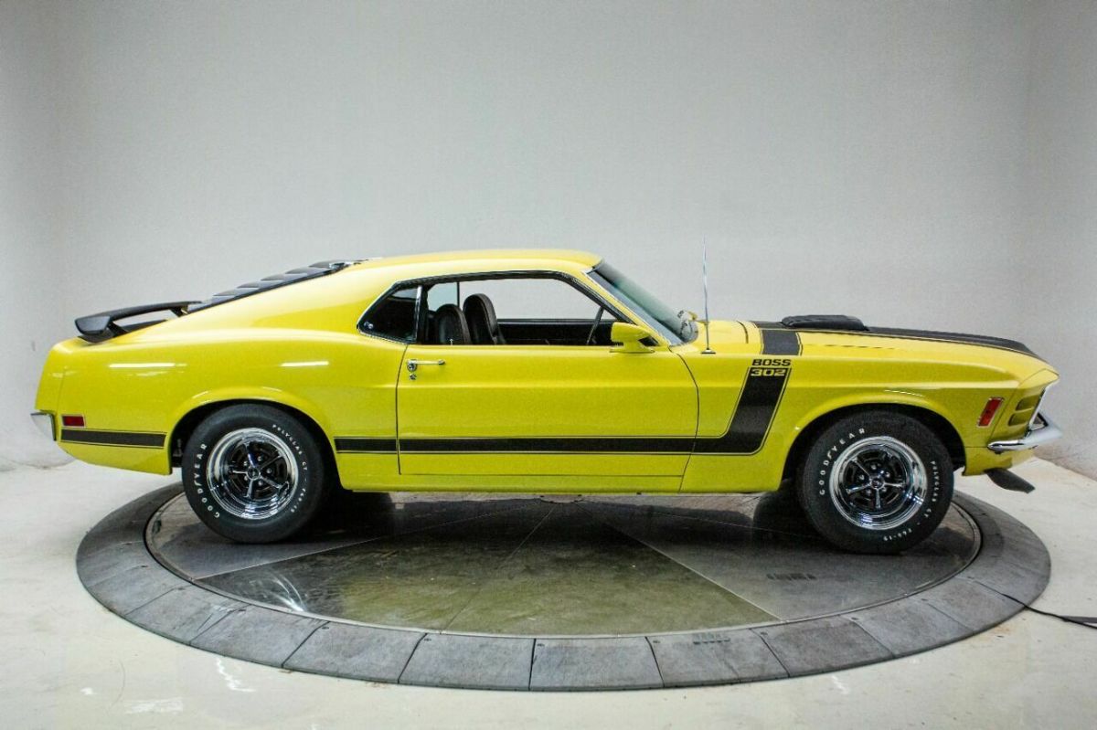 1970 Ford Mustang Boss 302 302 V8 Manual 4-Speed Coupe Yellow - Classic ...