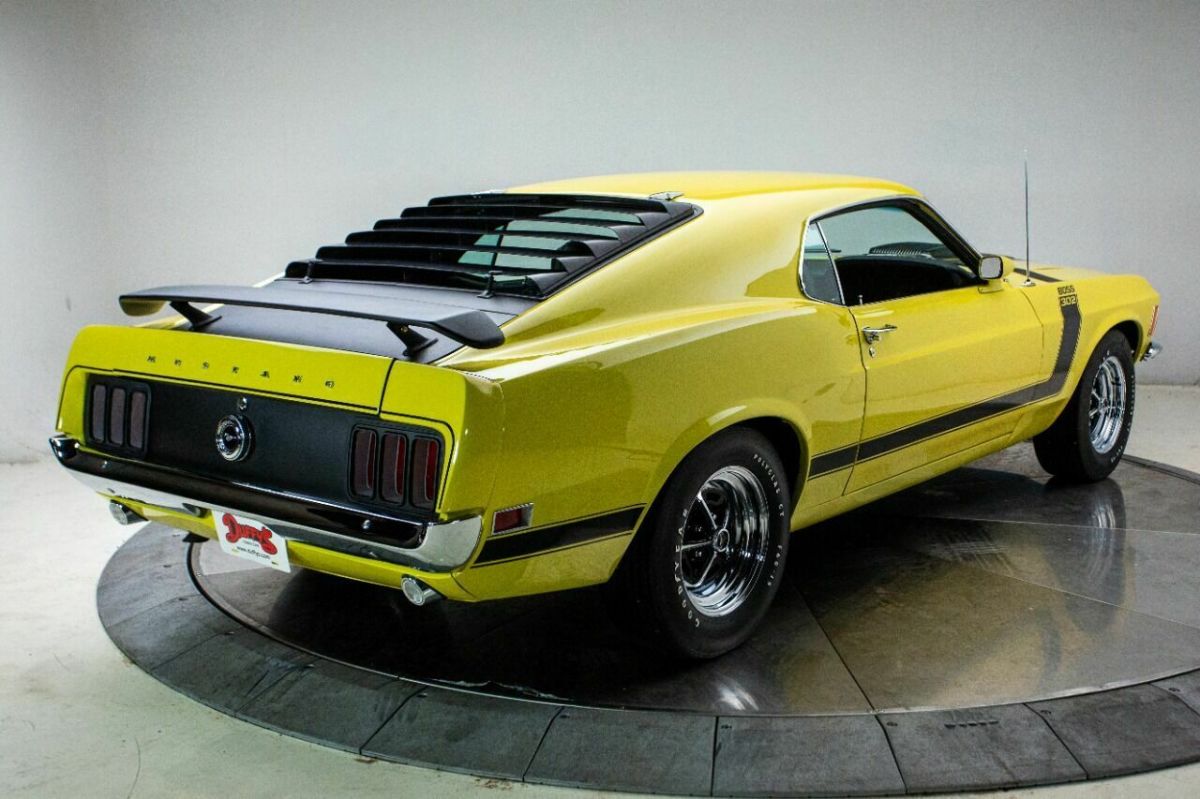 1970 Ford Mustang Boss 302 302 V8 Manual 4-Speed Coupe Yellow - Classic ...