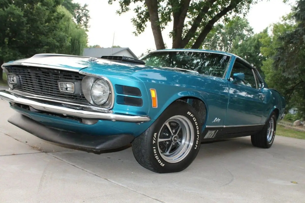 1970 Ford Mustang Cobra Jet Green RWD Automatic Mach I - Classic Ford ...