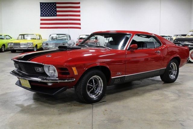1970 Ford MUSTANG Mach 1 428 Cobra Jet 55703 Miles Red Coupe 428ci V8 4 ...