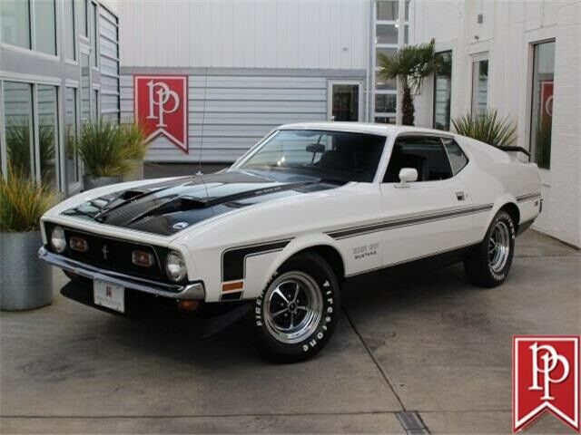 1971 Ford Mustang Boss 351 77430 Miles Performance White - Classic Ford ...