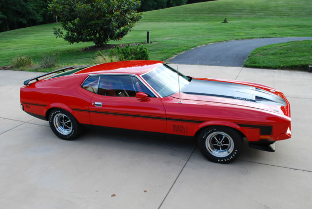 1971 Ford Mustang Mach 1 429 Cobra Jet Four Speed - Classic Ford ...