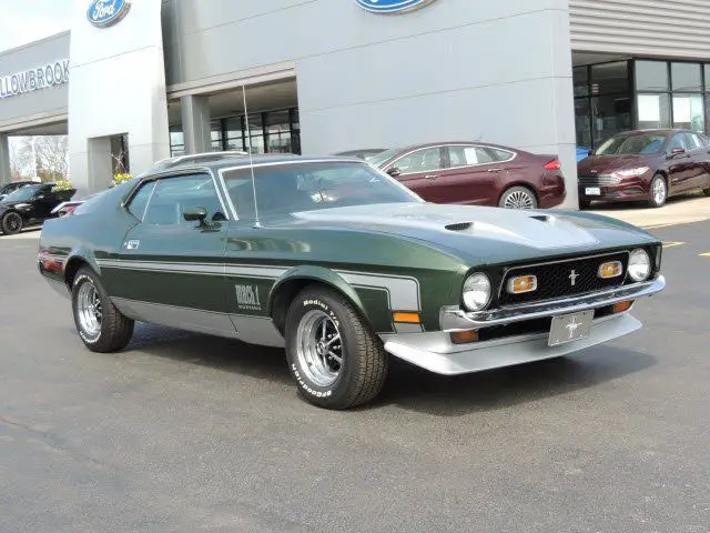 1971 FORD MUSTANG MACH 1-REPLICA 18k Miles BULLITT GREEN 351 V8 ...