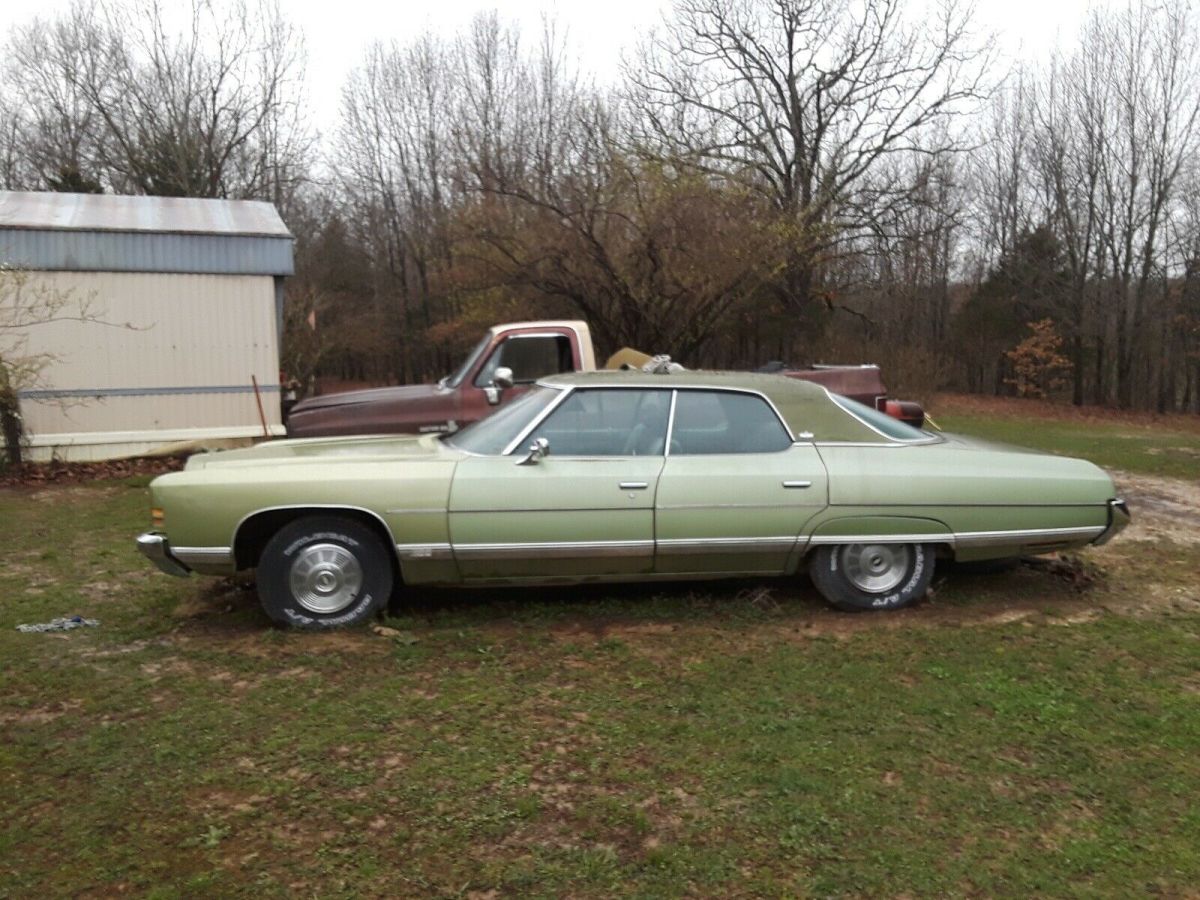 1972 Chevrolet Caprice Sedan Green RWD Automatic Green - Classic ...