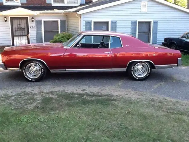 1972 Chevrolet Monte Carlo 350 Candy Apple Red Beautifully restored ...