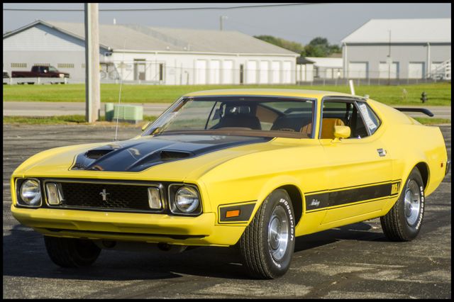 1973 FORD MUSTANG MACH 1 49,200 Miles YELLOW 351-C Automatic - Classic ...
