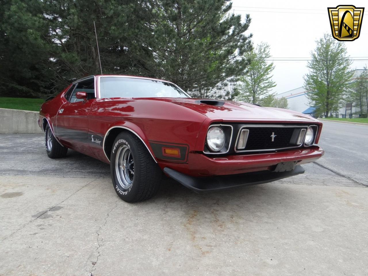 1973 Ford Mustang Mach 1 93325 Miles Burgundy Coupe 429 CID V8 ...