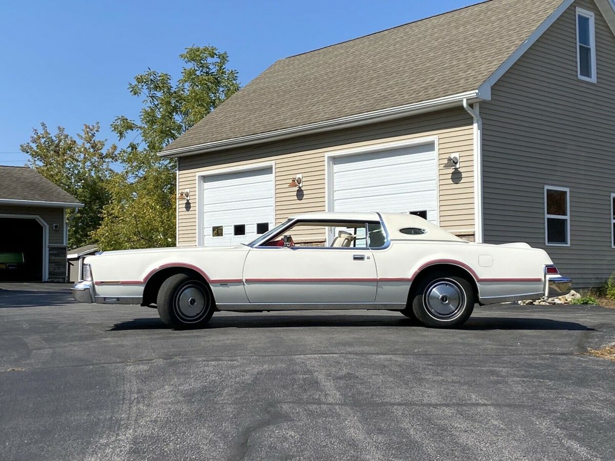 1975 Lincoln Continental Mk IV Coupe White RWD Automatic - Classic ...