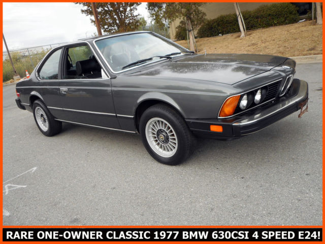1977 BMW 630CSi E24 "SHARK"! 1-OWNER 1ST YEAR CLASSIC 4 ...