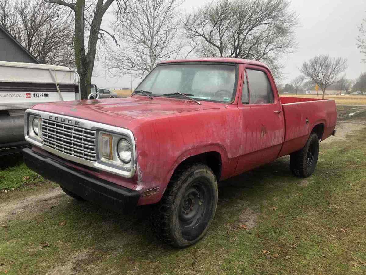 1977 Dodge Pickup Pickup Red AWD Automatic - Classic Dodge Pickup 1977 ...