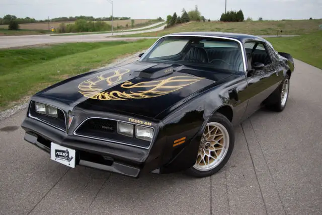 1977 Pontiac Trans Am 59107 Miles Starlight Black Coupe Pontiac 400 ...