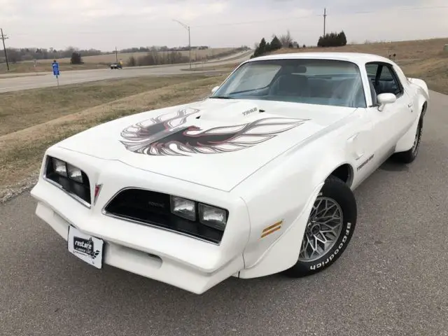 1978 Pontiac Trans Am 53277 Miles White Coupe 400 Pontiac 6.6 Liter 3 ...