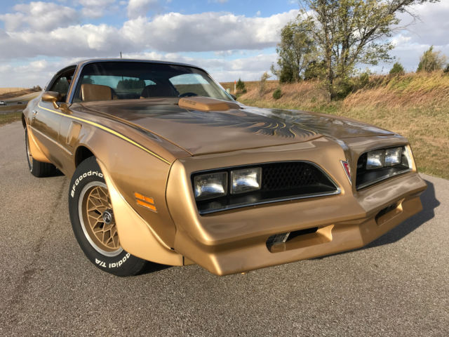 1978 Trans AM, W72, 4 speed, WS6, Solar Gold, AC, Texas Car, Rust-free ...