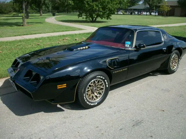 1979 Pontiac Trans Am Auto Black with Red interior ONLY 20724 miles two ...